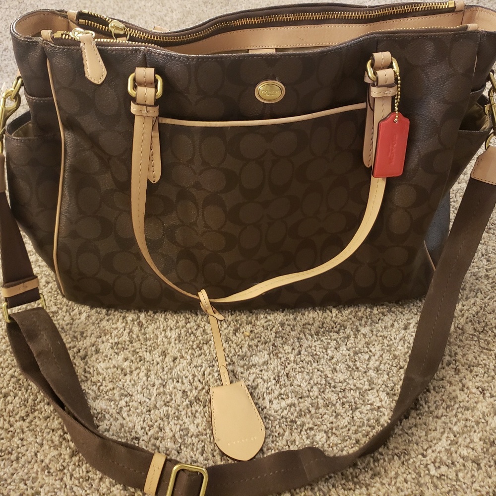 Coach diaper bag